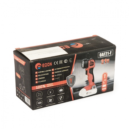 Фонарь-прожектор светодиодный Edon OAF21-F _коробка